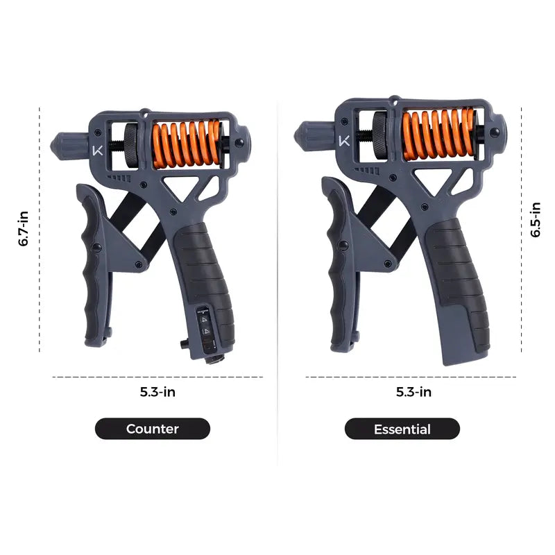 H-Shaped Ergonomic Hand Grip Strengthener (10-660 LBS Adjustable Resistance Trainer)