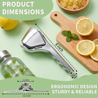 Maximum Yield Stainless Steel Lemon Press Squeezer