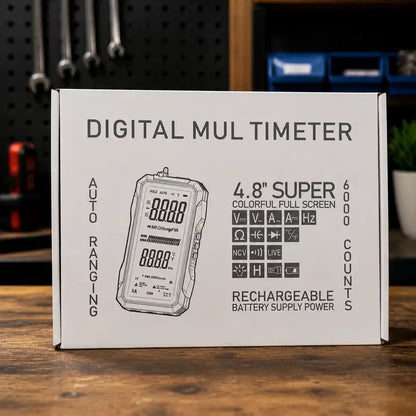 Smart Auto-Ranging Digital Multimeter – True RMS 6000 Counts
