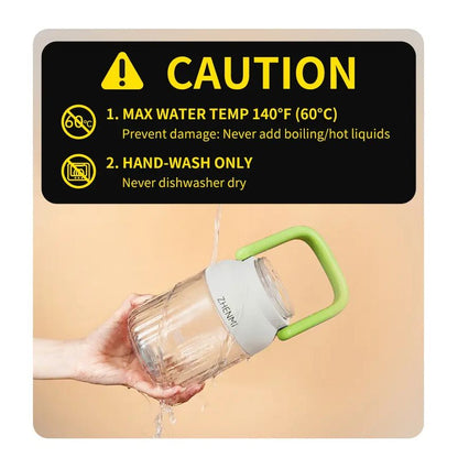 1000ml Portable Cordless Blender with 12-Blade Ice Crushing Power