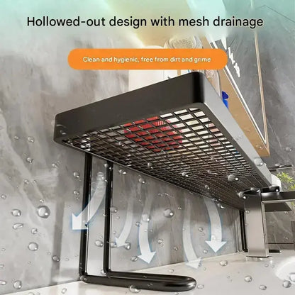 No-Drill Over-the-Faucet Storage Shelf for Instant Countertop Organization