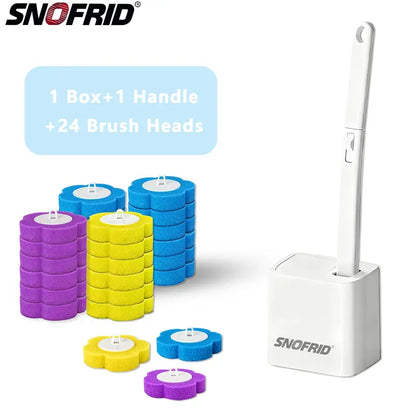 Disposable Toilet Wand System with Pre-Loaded Cleaner Head