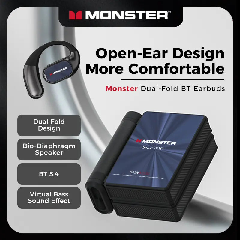 Ultra-Comfort Open-Ear Wireless Earbuds with Immersive HD Audio