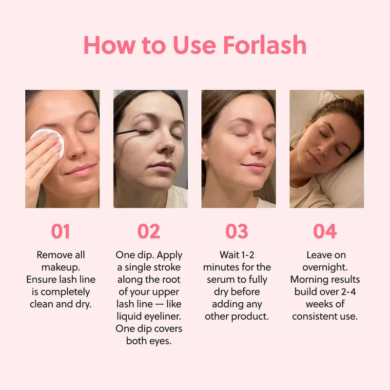 Natural Peptide Eyelash Enhancing Serum for Longer Fuller Lashes