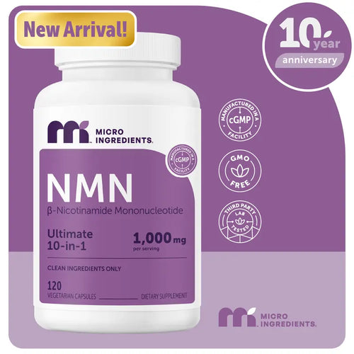 Ultimate 10-in-1 NAD+ Precursor – 1000mg Cell Renewal Complex