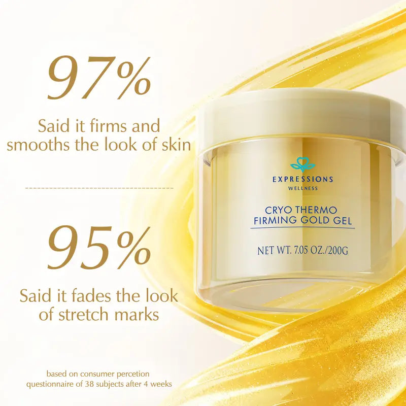 Transform Loose Skin Fast with Cryo-Thermo Gold Gel for a Visibly Sculpted Body