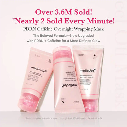 Overnight Wrapping Mask – PDRN & Pink Caffeine Tech For Instant Depuffing & Glass Skin Glow