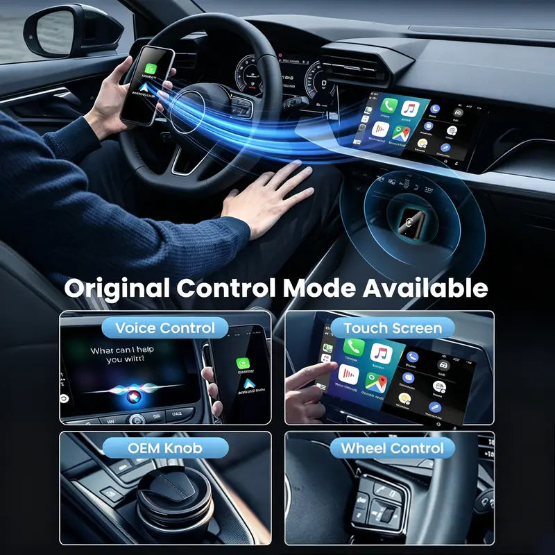 Upgrade  Wireless CarPlay Connectivity for Effortless Hands-Free Driving Every Single Trip