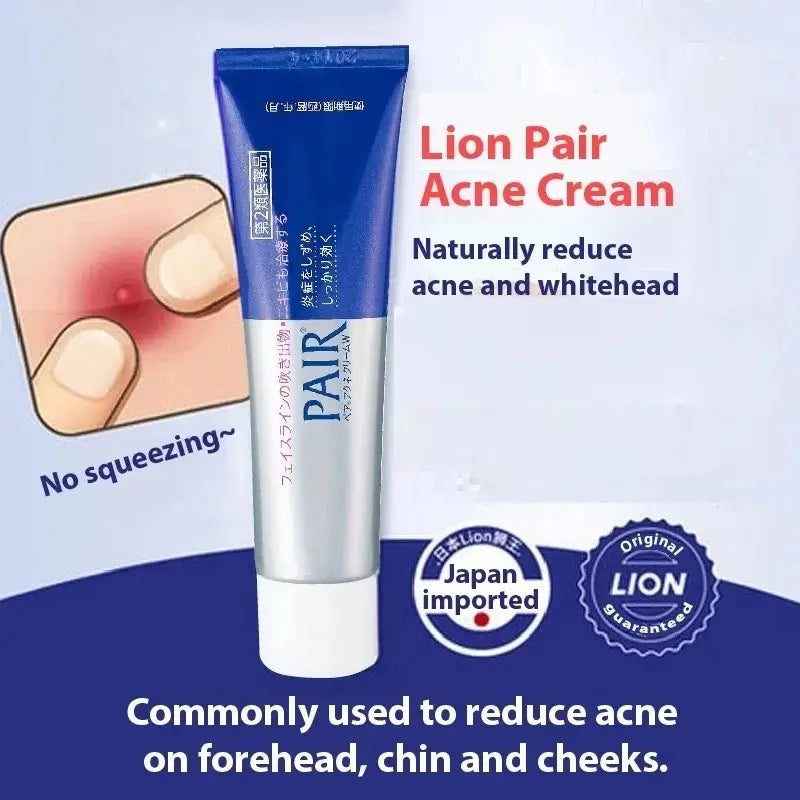 Eliminate Sudden Breakouts Fast with Japanese Anti-Acne Treatment Cream for Clear Smooth Skin