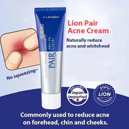 Eliminate Sudden Breakouts Fast with Japanese Anti-Acne Treatment Cream for Clear Smooth Skin