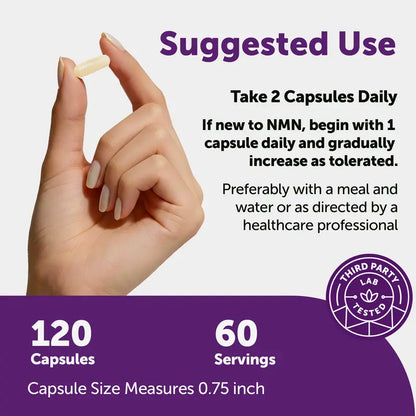 Ultimate 10-in-1 NAD+ Precursor – 1000mg Cell Renewal Complex