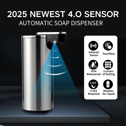 Touchless Smart Soap Dispenser - 0.25s Instant Sensor & Eco-Friendly Design