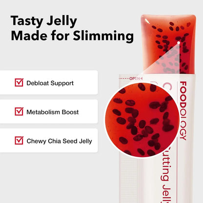 Pomegranate Diet Jelly Stick – Garcinia & Chia Seed Formula For Carb Blocking & Daily Debloating