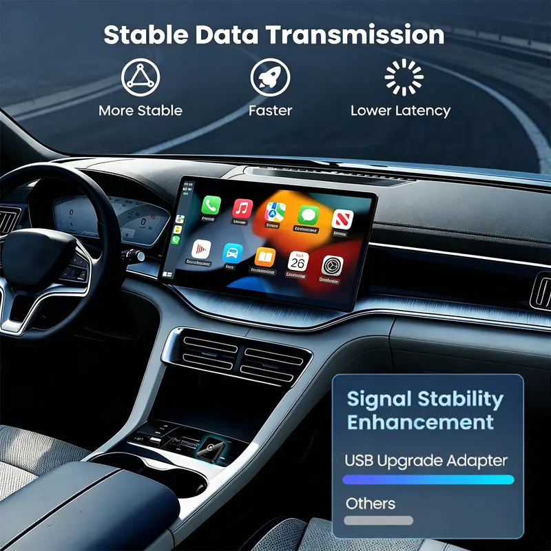 Upgrade  Wireless CarPlay Connectivity for Effortless Hands-Free Driving Every Single Trip