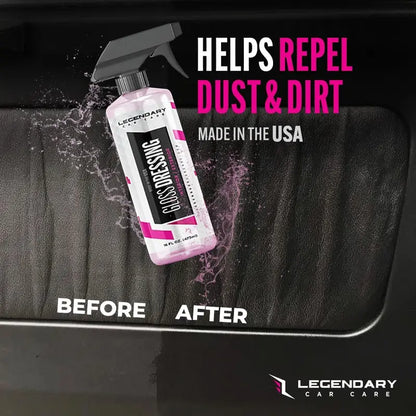 Instantly Restore Faded Plastic Trim And Tires To Factory Wet Gloss Finish
