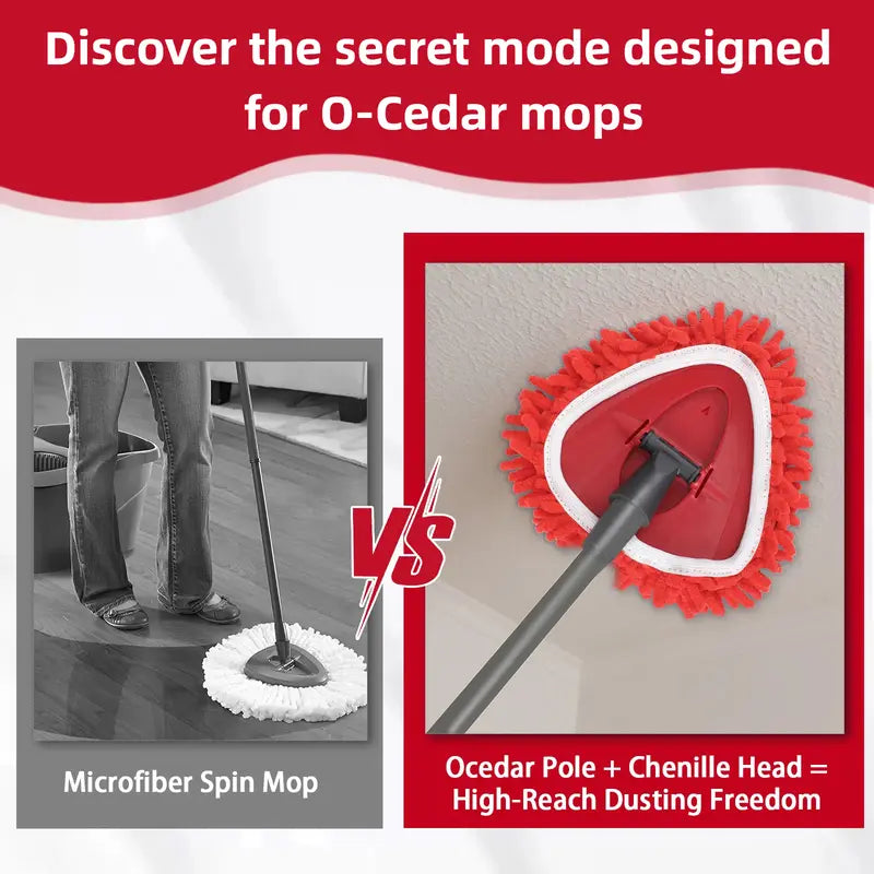 Transform Your Mop Into a High-Reach Duster and Trap Dust Instantly Without Any Hassle