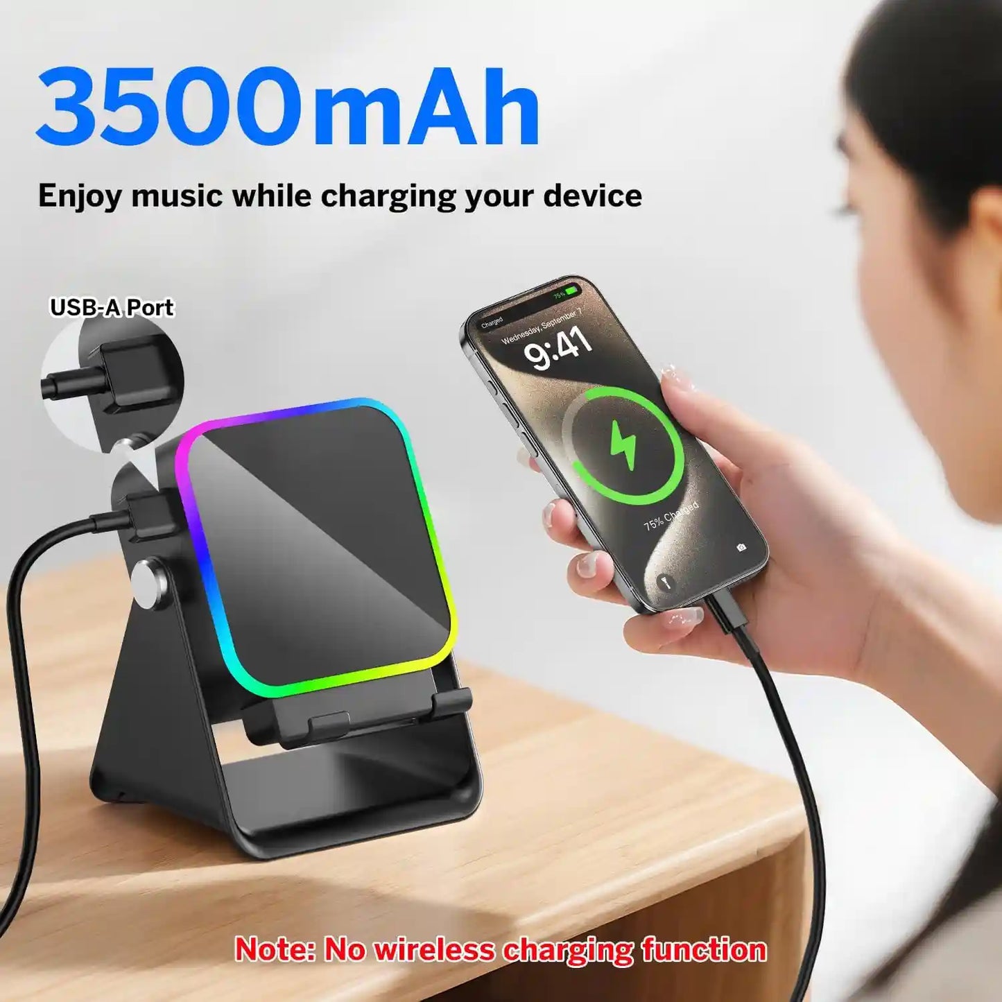 5-in-1 Audio Stand – Instant Wireless Induction For Seamless Hands-Free Entertainment
