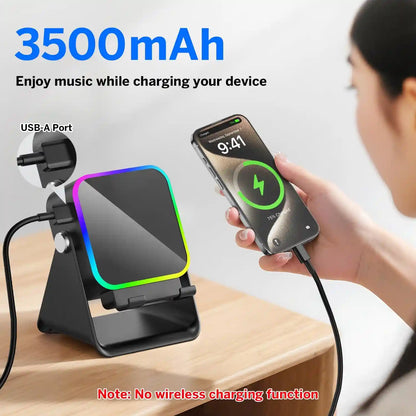 5-in-1 Audio Stand – Instant Wireless Induction For Seamless Hands-Free Entertainment