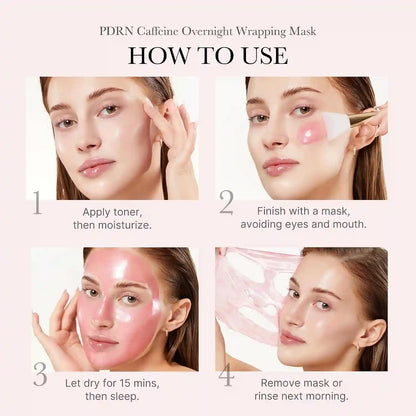 Overnight Wrapping Mask – PDRN & Pink Caffeine Tech For Instant Depuffing & Glass Skin Glow
