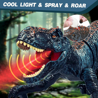 The Ultimate Remote-Control Dinosaur: Light Up the Wild with Epic Flame Spray