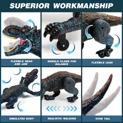 The Ultimate Remote-Control Dinosaur: Light Up the Wild with Epic Flame Spray