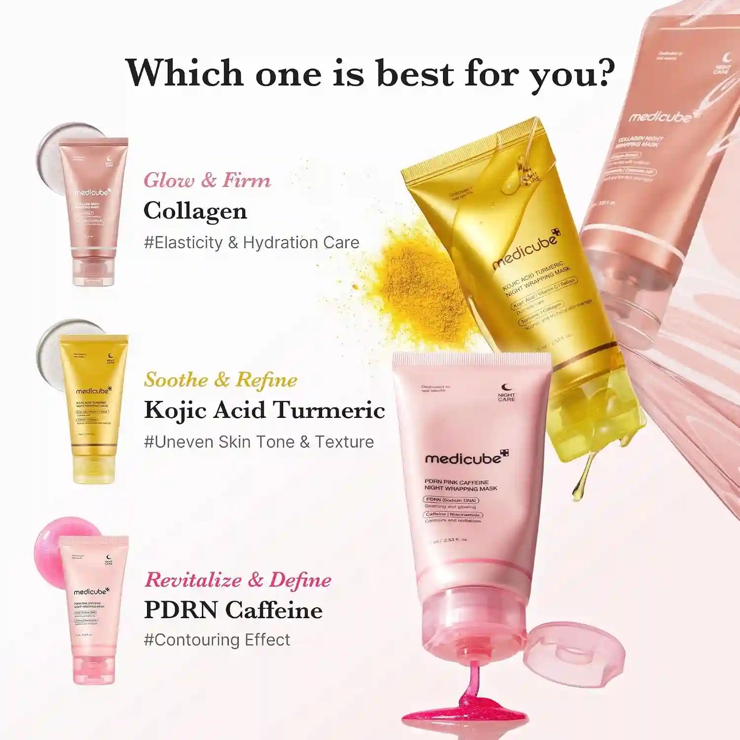 Overnight Wrapping Mask – PDRN & Pink Caffeine Tech For Instant Depuffing & Glass Skin Glow