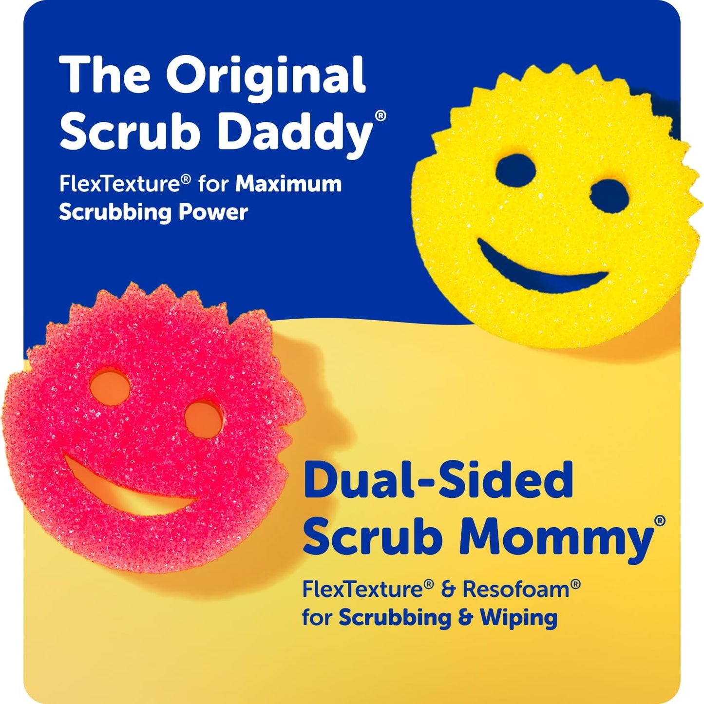 Next-Gen Temperature-Control Scrubbing Sponge: Soft in Warm Water, Firm in Cold