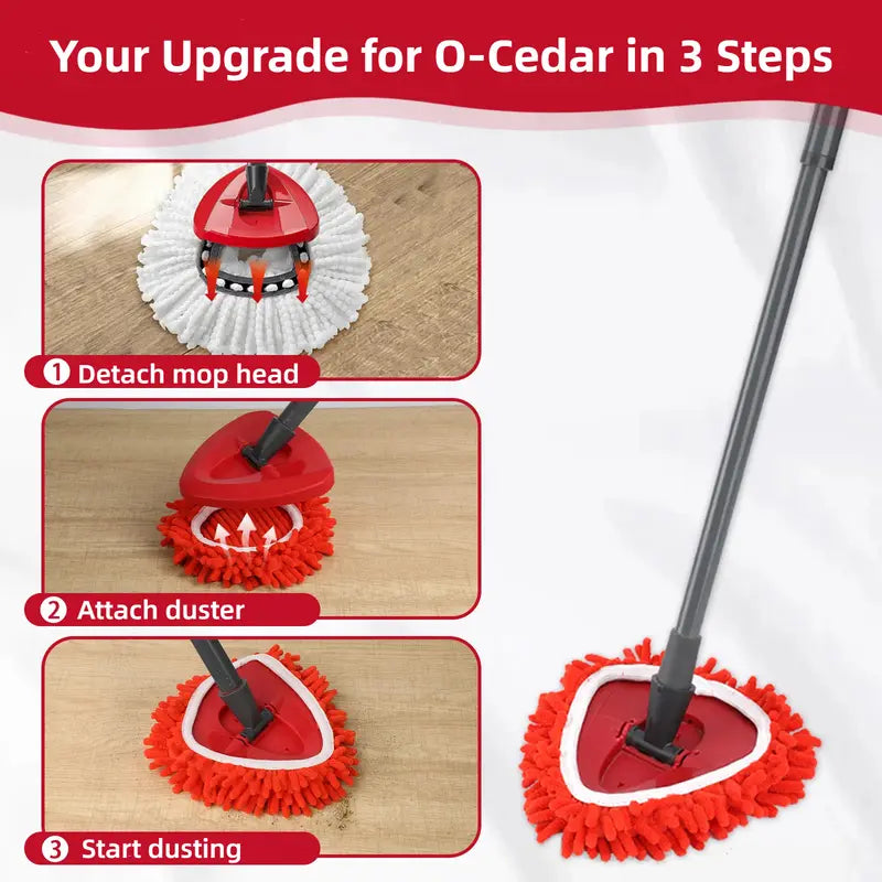 Transform Your Mop Into a High-Reach Duster and Trap Dust Instantly Without Any Hassle