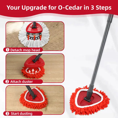 Transform Your Mop Into a High-Reach Duster and Trap Dust Instantly Without Any Hassle