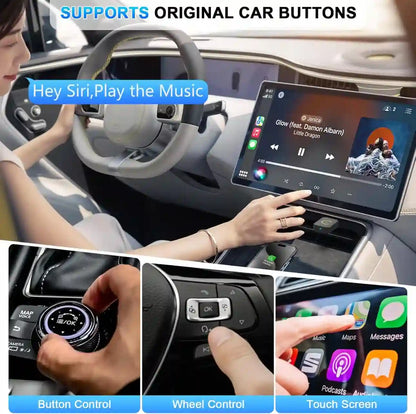 Mini Wireless Auto Adapter – Plug-And-Play Conversion For Cable-Free Driving