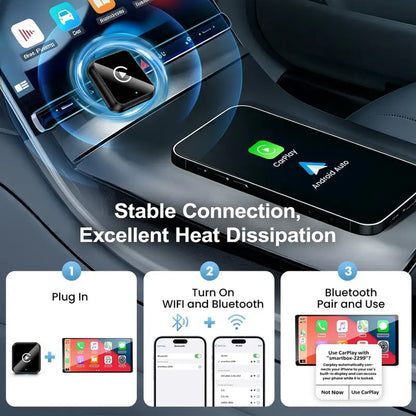 Upgrade  Wireless CarPlay Connectivity for Effortless Hands-Free Driving Every Single Trip