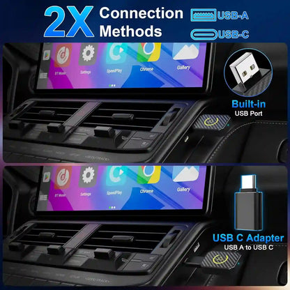 Mini Wireless Auto Adapter – Plug-And-Play Conversion For Cable-Free Driving