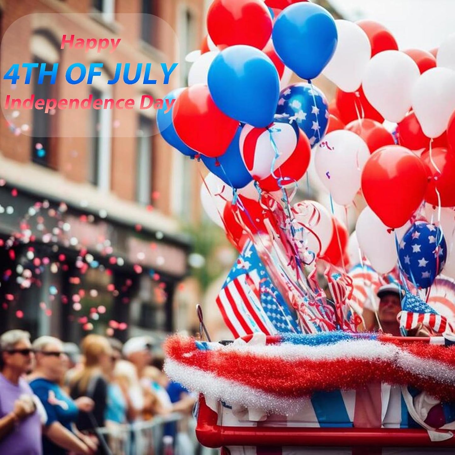 THE ULTIMATE RED, WHITE & BLUE FESTIVE GLITTER STICK. FOR INDEPENDENCE DAY PARTY, FESTIVAL & FUN HOLIDAY LOOK