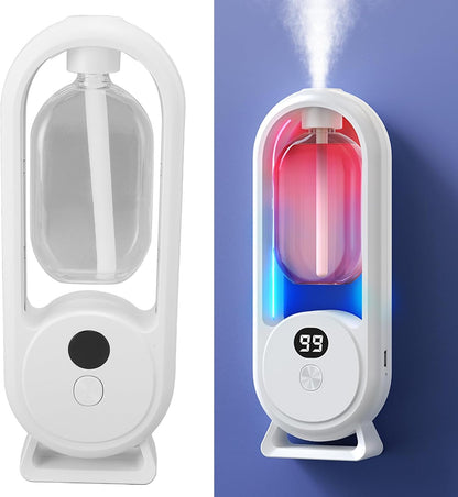 Wall-mounted aroma diffuser with floral essential oil set