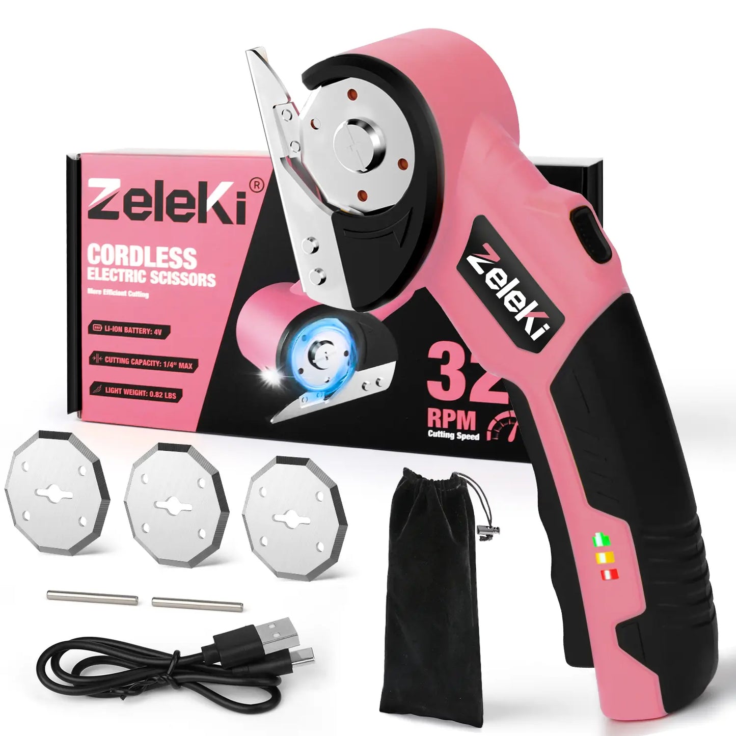 Electric Scissors – Cordless 4V Power For Effortless Heavy-Duty Cutting