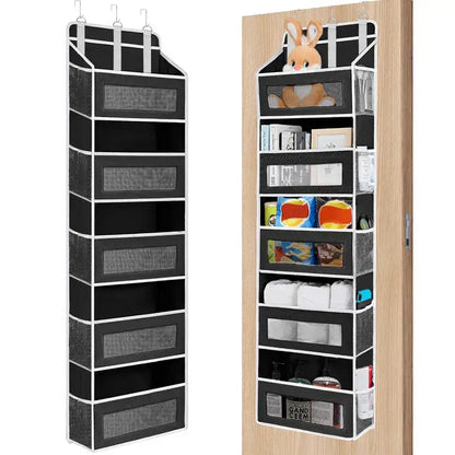 Over-The-Door Organizer – 6-Tier Anti-Tilt Design For 44 lb Heavy-Duty Storage