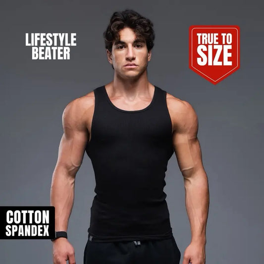 Ultimate Heavyweight 350 GSM Ribbed Tank Top for Maximum Muscle Accentuation and All-Day Comfort