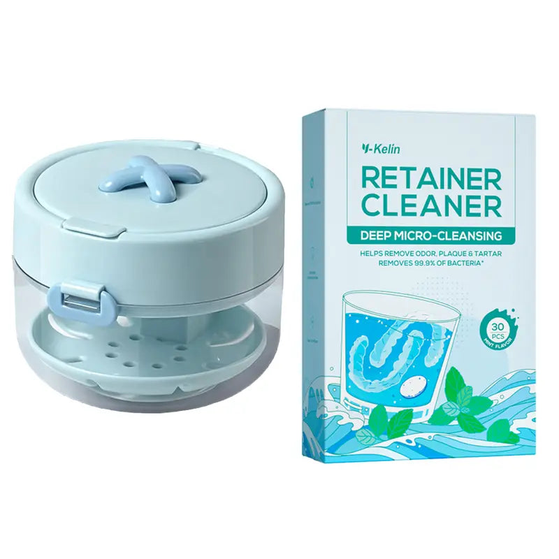 Buy Cleaning Case, Get Free Tablets for Fresh Odor-Free Aligners Daily