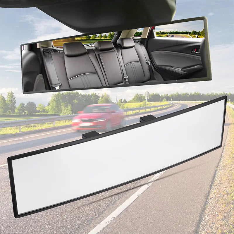 Crystal Clear Panoramic Rearview Mirror | 2 Pack per Set