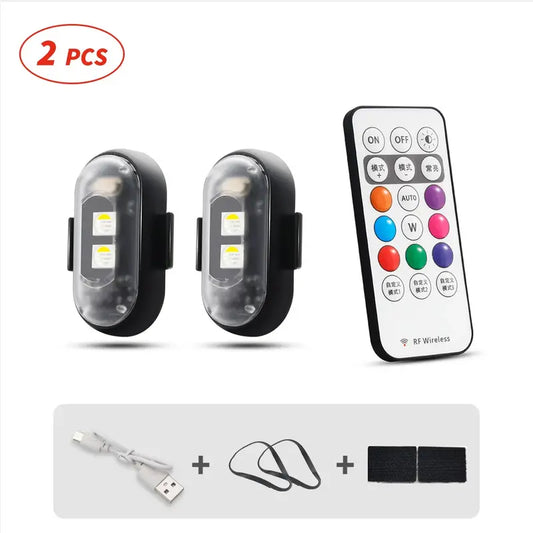Wireless Remote LED Strobe Lights For Warning Signals