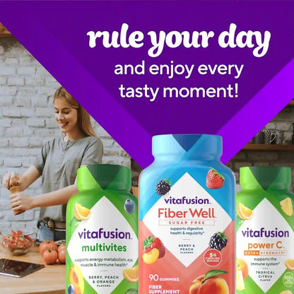 Gentle Sugar-Free Prebiotic Fiber Gummies for Effortless Daily Digestion and Peak Gut Wellness