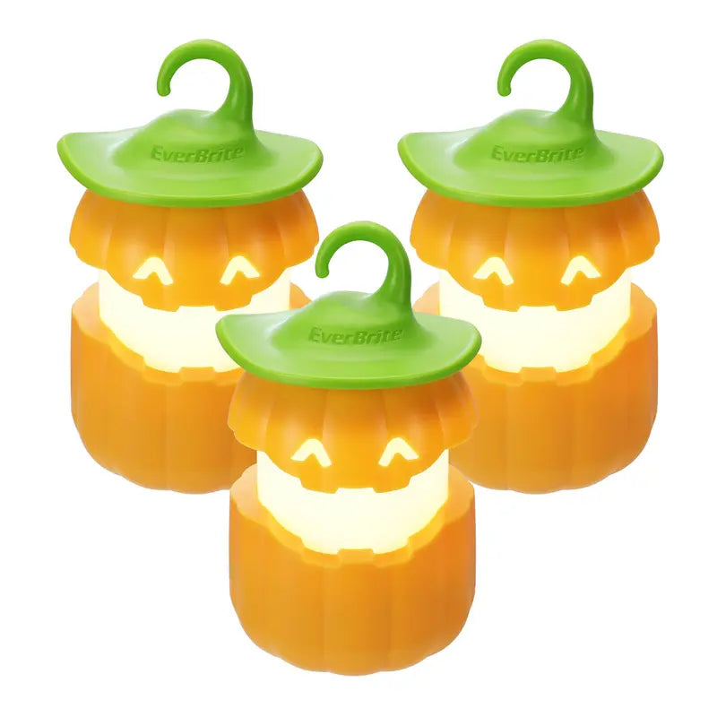Collapsible Pop Up Halloween Pumpkin Lanterns With Lanyard