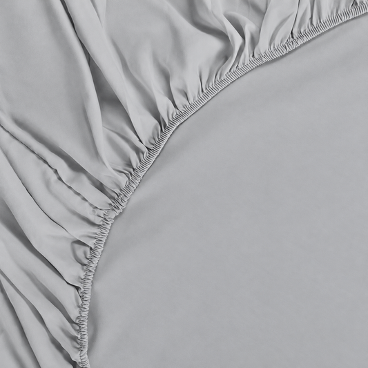 Extra Deep 40cm Fitted Bed Sheet with All-Around Elastic Non-Slip Grip