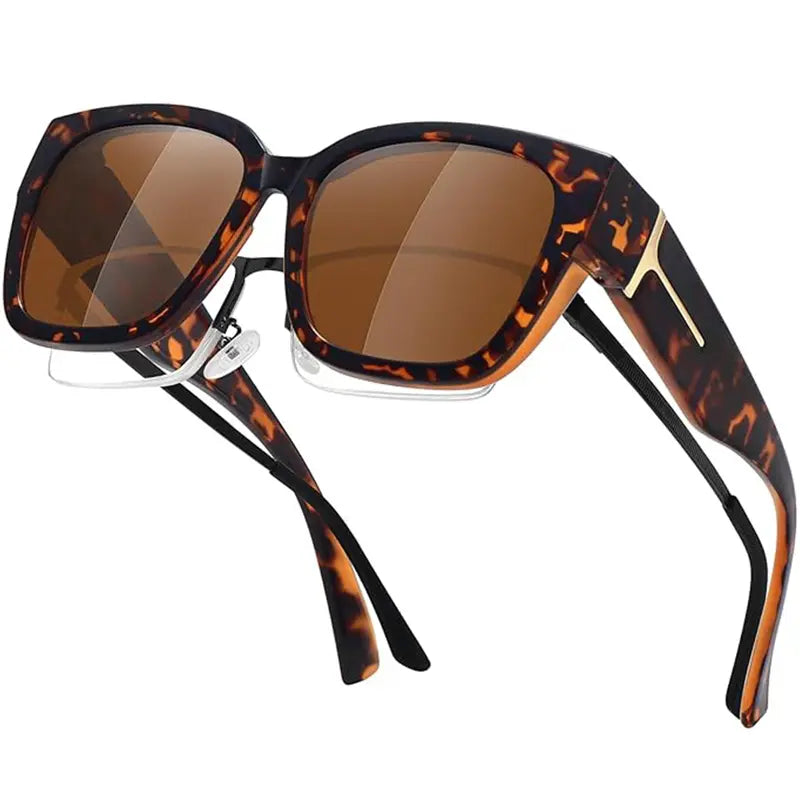Oversized Fit Over Prescription Polarized Sunglasses For Men & Women