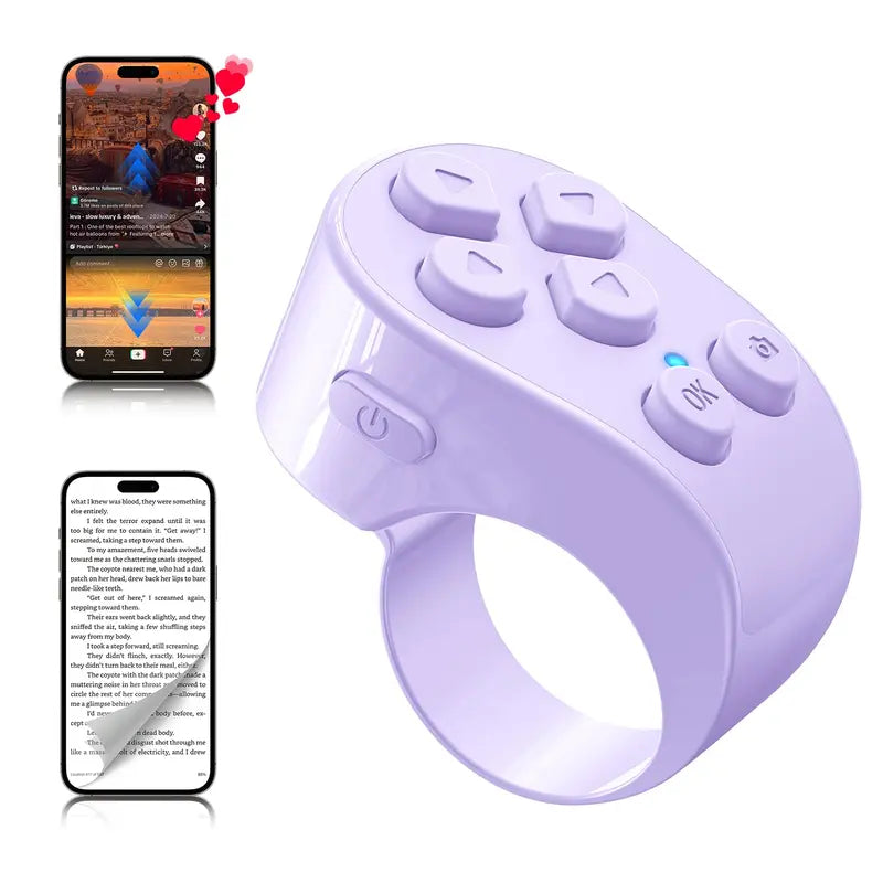 Wireless Bluetooth Ring Video Remote Controller