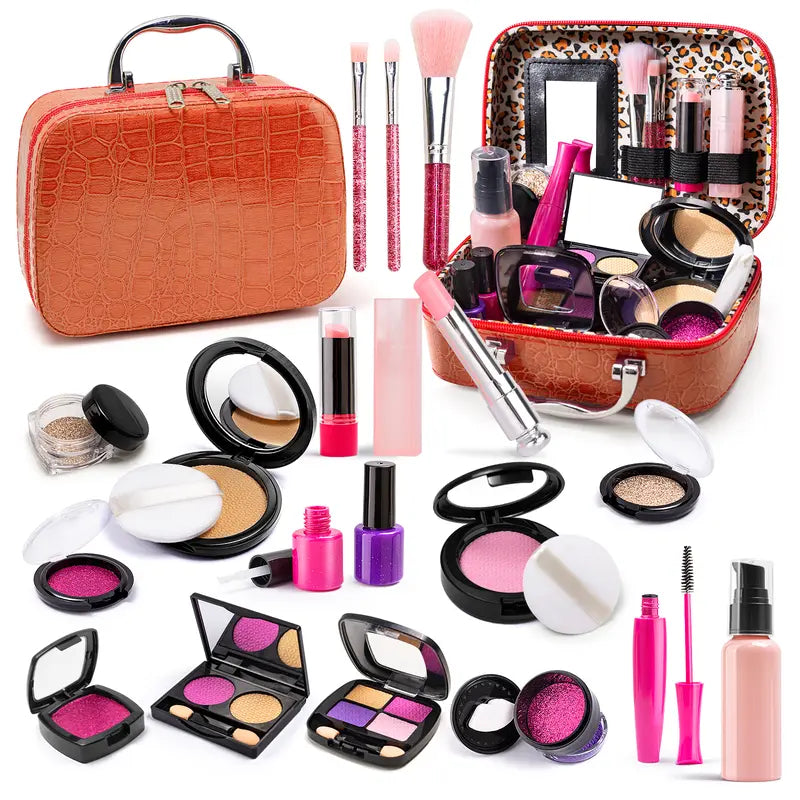 100% Mess-Free Pretend Makeup Kit for Kids