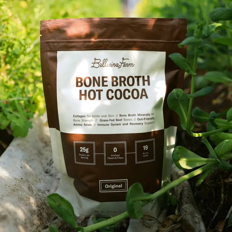 Indulge in Rich Hot Cocoa Powered by 25g Bone Broth Protein & Collagen