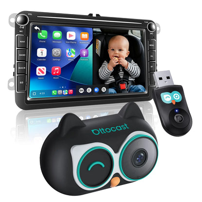 Wireless CarPlay Baby Camera – On-Dash Screen Sync For Safer Driving