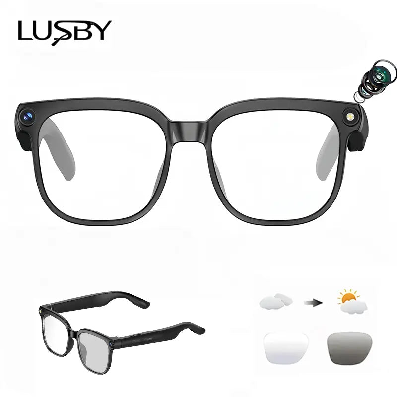 Smart AI Camera Glasses – 4K POV Recording With Translation, Voice AI & Object Recognition