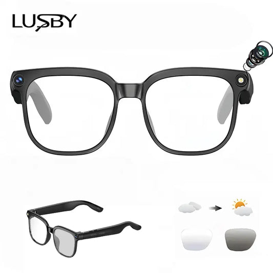 Smart AI Camera Glasses – 4K POV Recording With Translation, Voice AI & Object Recognition
